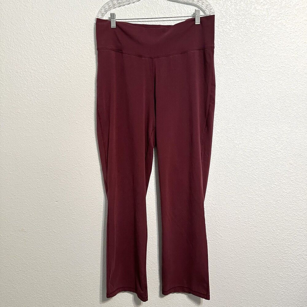 Patagonia Women’s Leggings Size XL Burgundy Maroon Cotton Poly Blend
